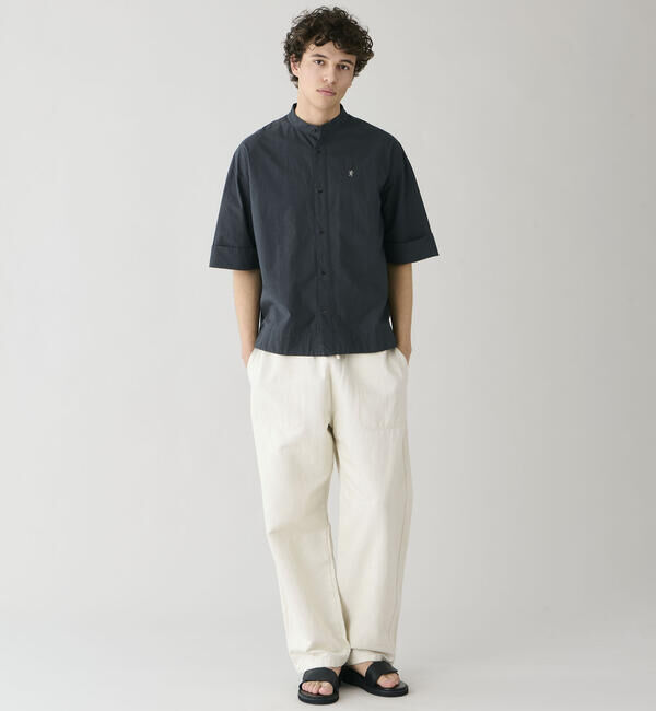 DANTON「DANTON | コットンリネンツイル イージーパンツ MEN」|チノ|