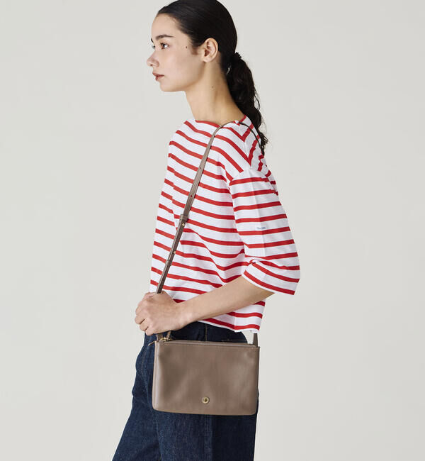 ORCIVAL「ORCIVAL | ナッパレザー ジップポーチショルダーバッグ UNISEX」|ショルダー・メッセンジャー|