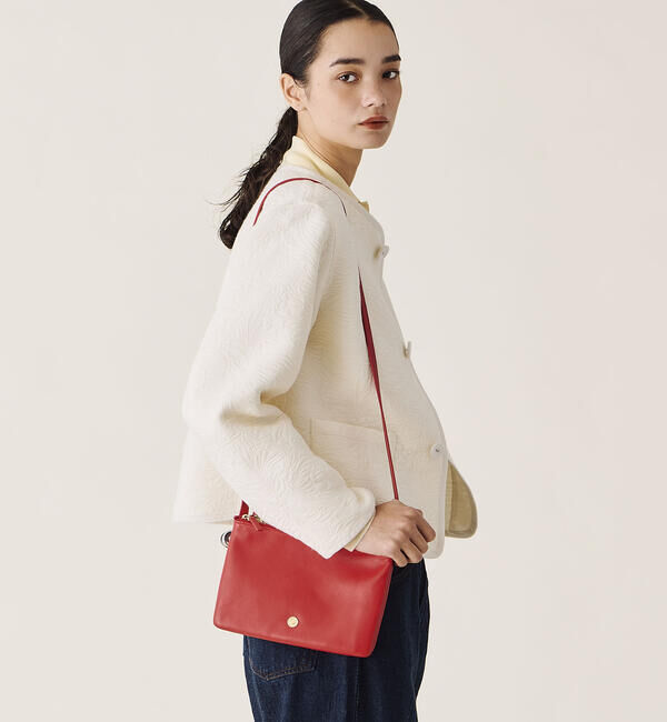 ORCIVAL「ORCIVAL | ナッパレザー ジップポーチショルダーバッグ UNISEX」|ショルダー・メッセンジャー|