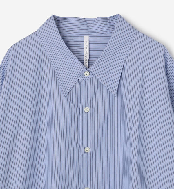  「SOPHIE TALKS ABOUT THE WEATHER | ストライプ オーバーサイズシャツ WOMEN」|シャツ・ブラウス|