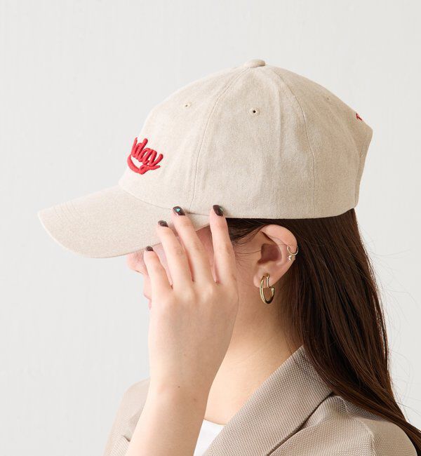  「【PAPILLONNER/パピヨネ】ロゴ刺繍入りキャップ」|ハット|
