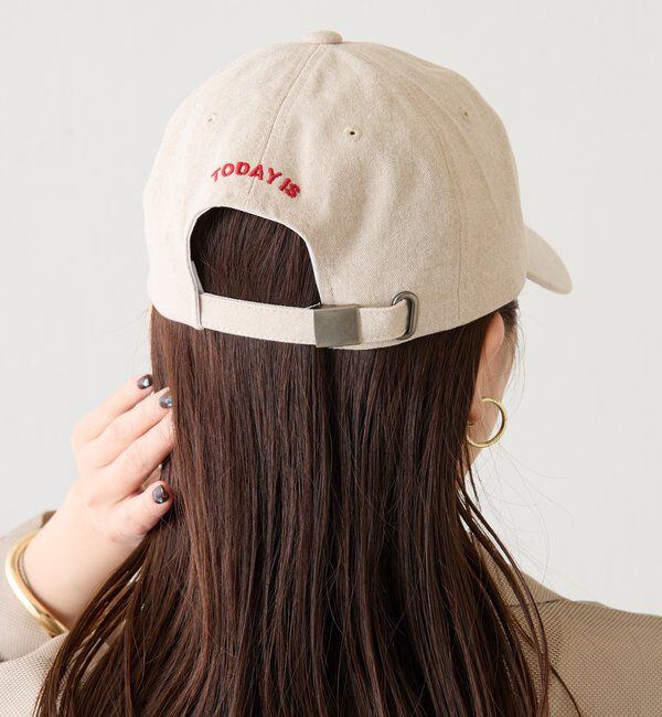  「【PAPILLONNER/パピヨネ】ロゴ刺繍入りキャップ」|ハット|