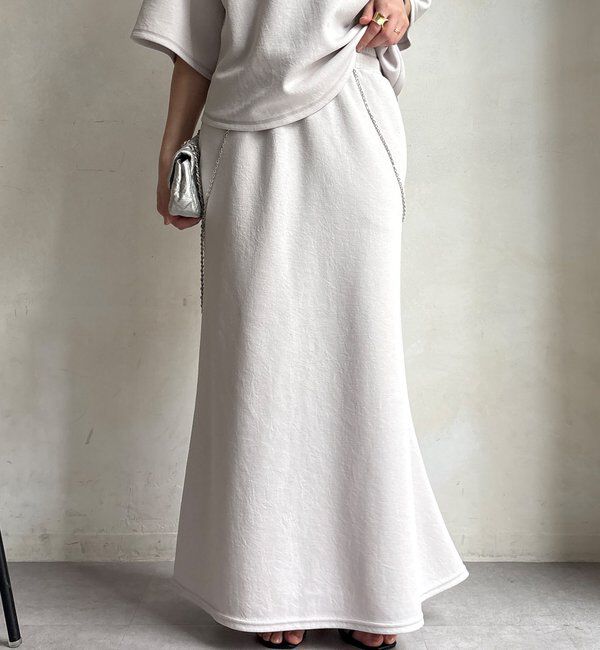  「【セットアップ可能】マーメイドカットフレアスカート」|スカート|