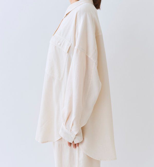  「予約【セットアップ可/新色追加】ガーメントダイワイドシャツ」|シャツ・ブラウス|