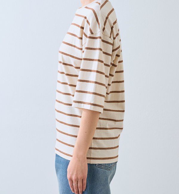  「予約【大人のボーダーTシャツ】マルチボーダーゴブソデTee」|Tシャツ・カットソー|