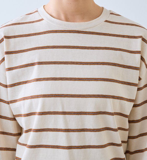  「予約【大人のボーダーTシャツ】マルチボーダーゴブソデTee」|Tシャツ・カットソー|