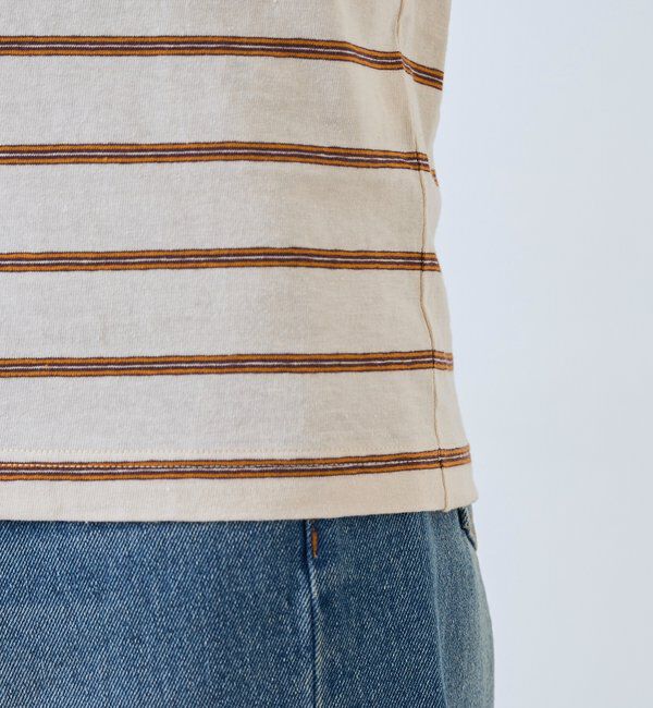  「予約【大人のボーダーTシャツ】マルチボーダーゴブソデTee」|Tシャツ・カットソー|