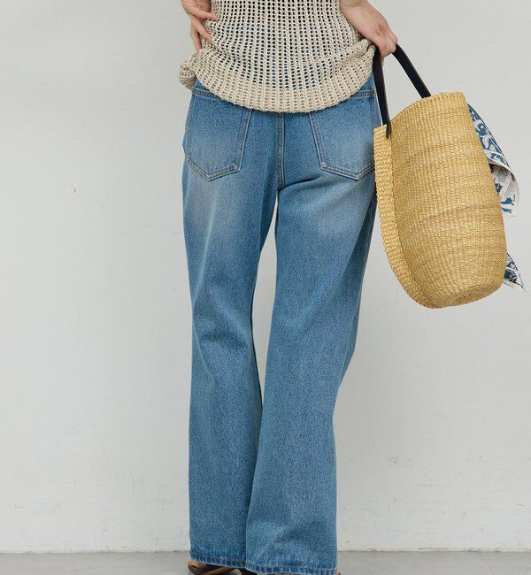  「センタークリースフレアデニム」|デニム|