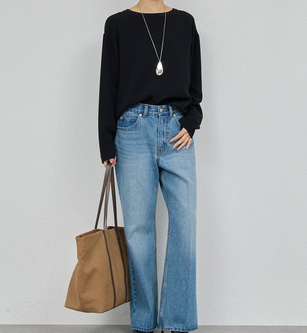  「センタークリースフレアデニム」|デニム|