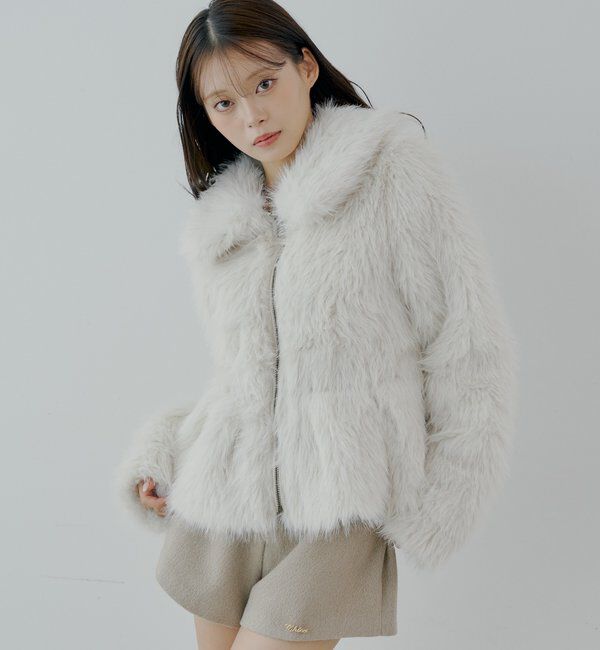  「【SALON by Chico】リバーシブルペプラムデザインミディコート」|その他|