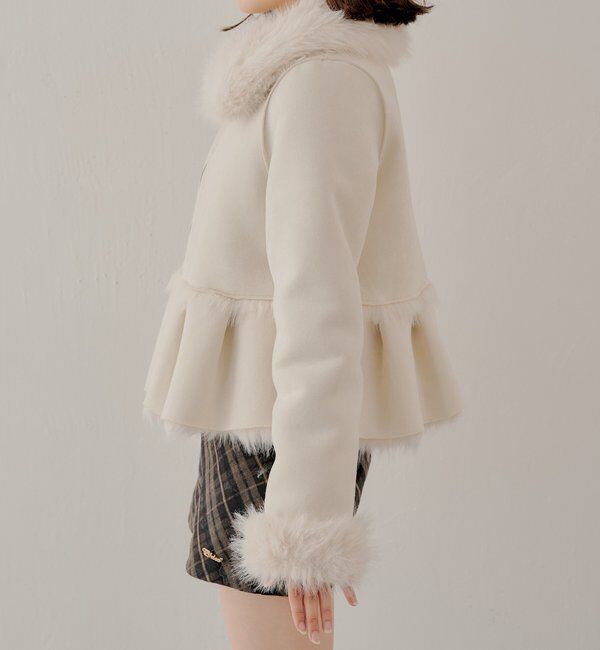  「【SALON by Chico】リバーシブルペプラムデザインミディコート」|その他|