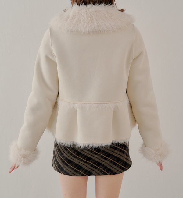  「【SALON by Chico】リバーシブルペプラムデザインミディコート」|その他|