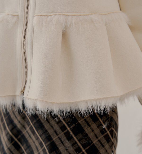  「【SALON by Chico】リバーシブルペプラムデザインミディコート」|その他|