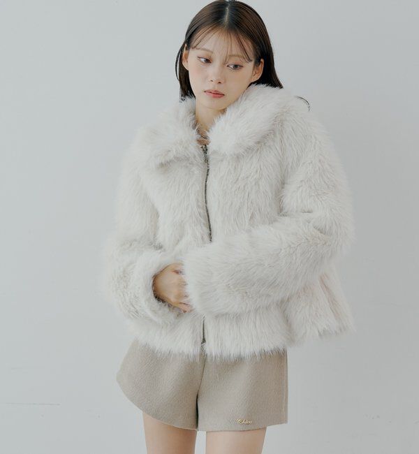  「【SALON by Chico】リバーシブルペプラムデザインミディコート」|その他|