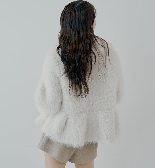  「【SALON by Chico】リバーシブルペプラムデザインミディコート」|その他|