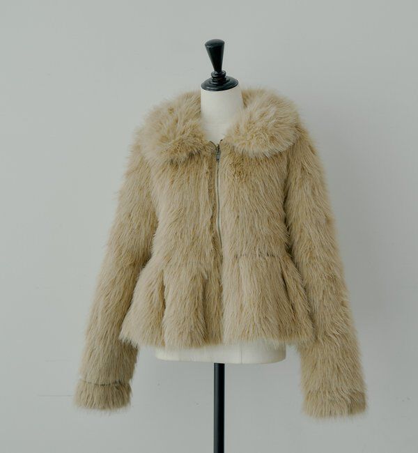  「【SALON by Chico】リバーシブルペプラムデザインミディコート」|その他|