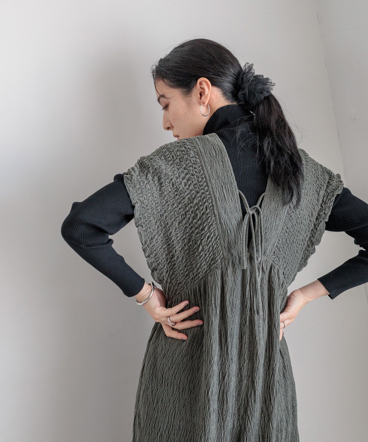 LOWRYS FARM「シャーリングベロアサロペ」|ワンピース|