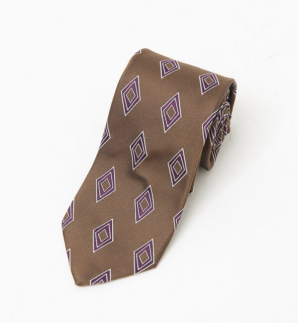 ABAHOUSE「ROBERT FRASER ダイヤ柄ネクタイ」|ネクタイ・蝶ネクタイ|グレー