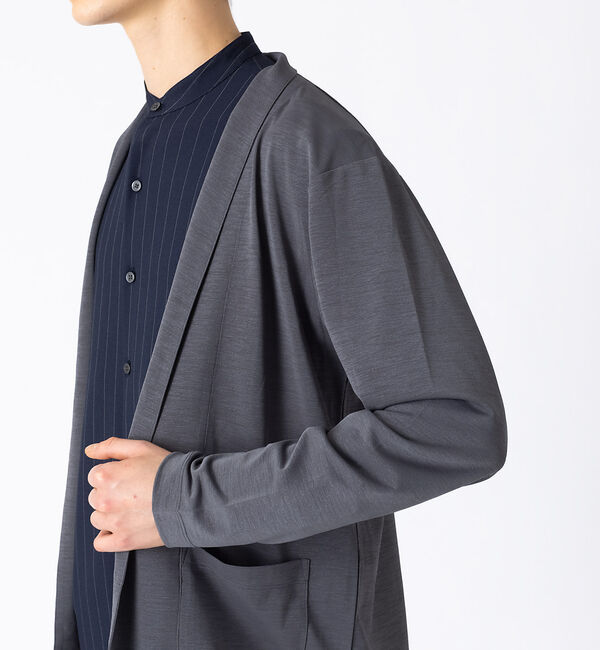 ABAHOUSE「鹿の子 ストレッチ ボタンレス カーディガン」|カーディガン|