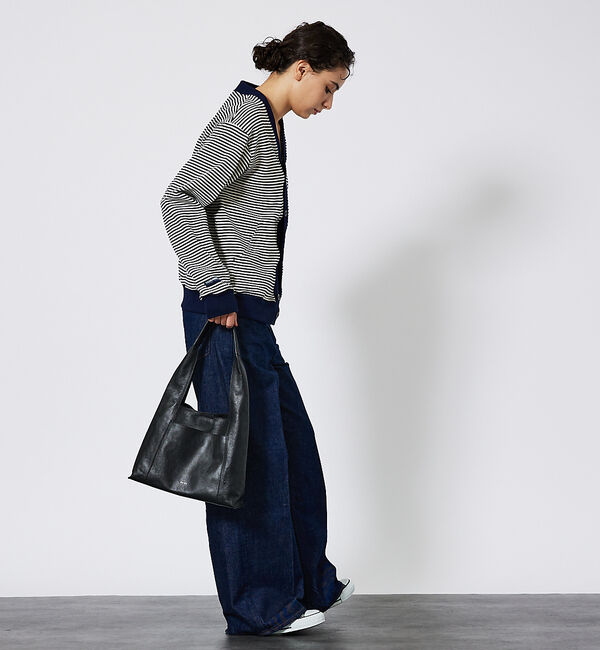 ABAHOUSE「【BARBARIAN / バーバリアン】TIGER&4CRS STRIPESヘビ」|カーディガン|