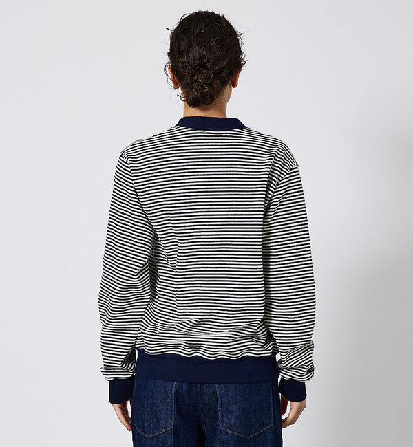 ABAHOUSE「【BARBARIAN / バーバリアン】TIGER&4CRS STRIPESヘビ」|カーディガン|