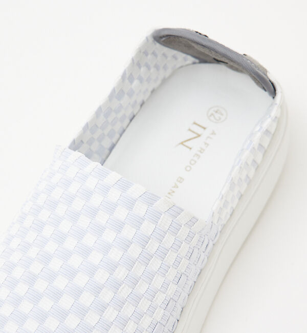 alfredoBANNISTER「サイドマッケイ ゴムメッシュ スリッポン」|スニーカー|