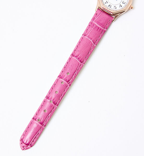 Rouge vif「【FLANEUR/フラヌール】腕時計/八角形/アラビア数字/レディース/腕時計/」|腕時計|