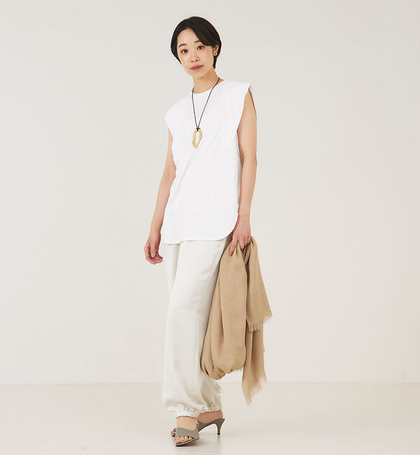 qualite「ヴィンテージサテンドローパンツ」|その他|