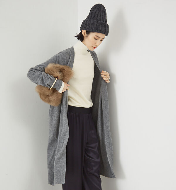 The Store by C' 「【COCUCA】ウールロングカーディガン」|カーディガン|