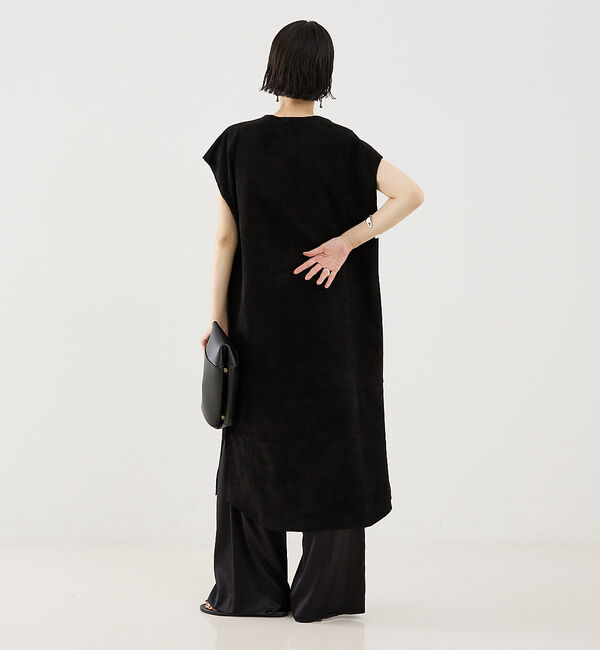 The Store by C' 「【METHODE】HABITO in SUEDE／スエードワンピース」|ワンピース|