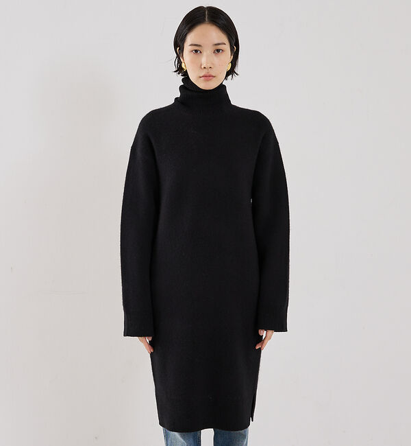 The Store by C' 「【TOTEME】BROAD TURTLENECK DRESS／タートルネックニッ」|ワンピース|