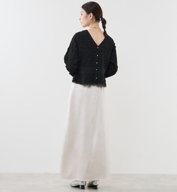 Soffitto「ポコポコ編み2WAYカーディガン」|カーディガン|