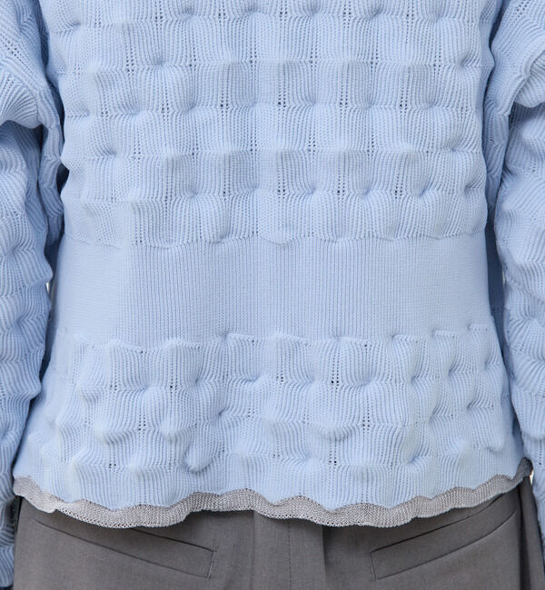 Soffitto「ポコポコ編み2WAYカーディガン」|カーディガン|