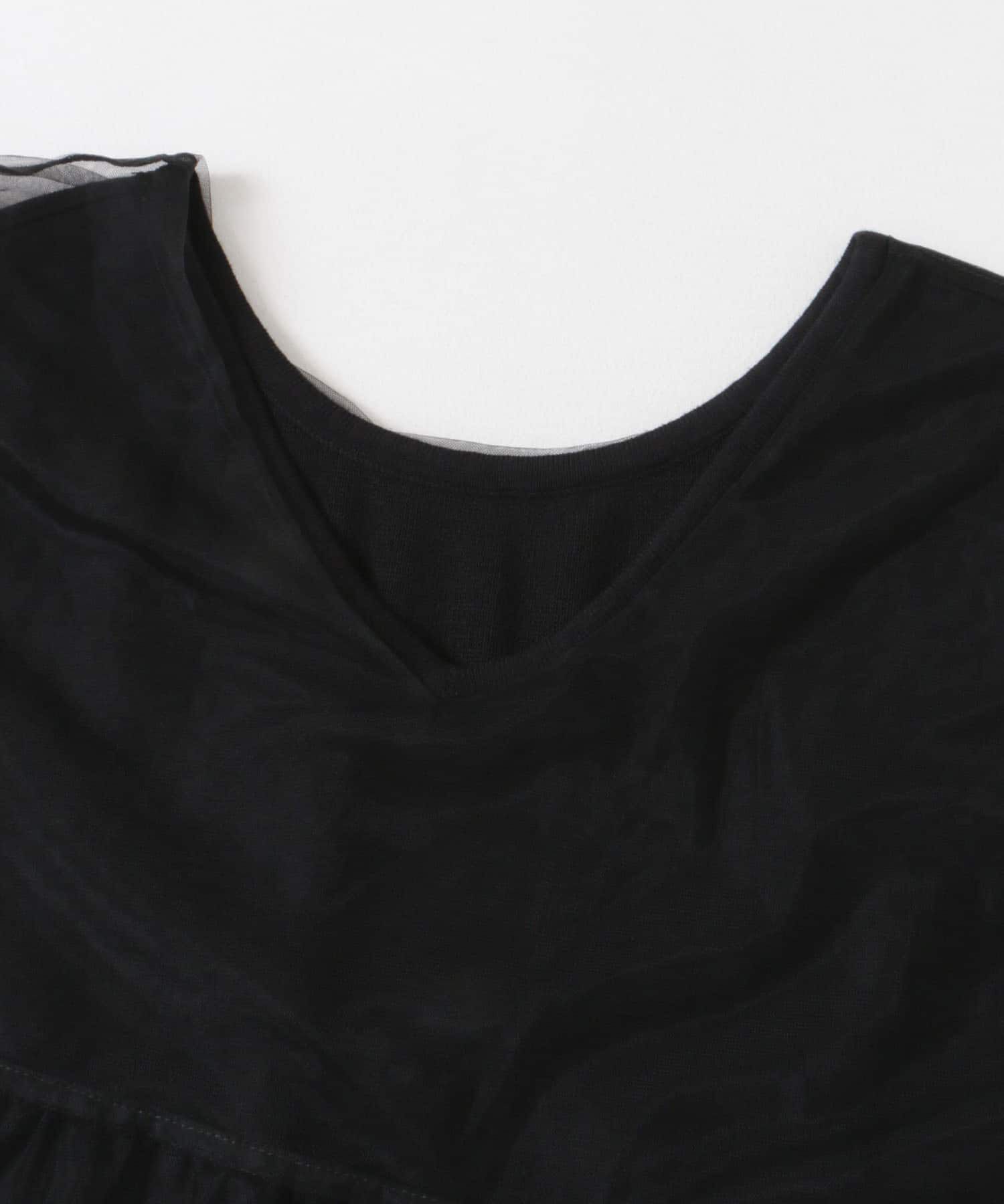 URBAN RESEARCH ROSSO「TORRAZZO DONNA　ニット&times;オーガンジーリバーシブルワンピース」|ワンピース|