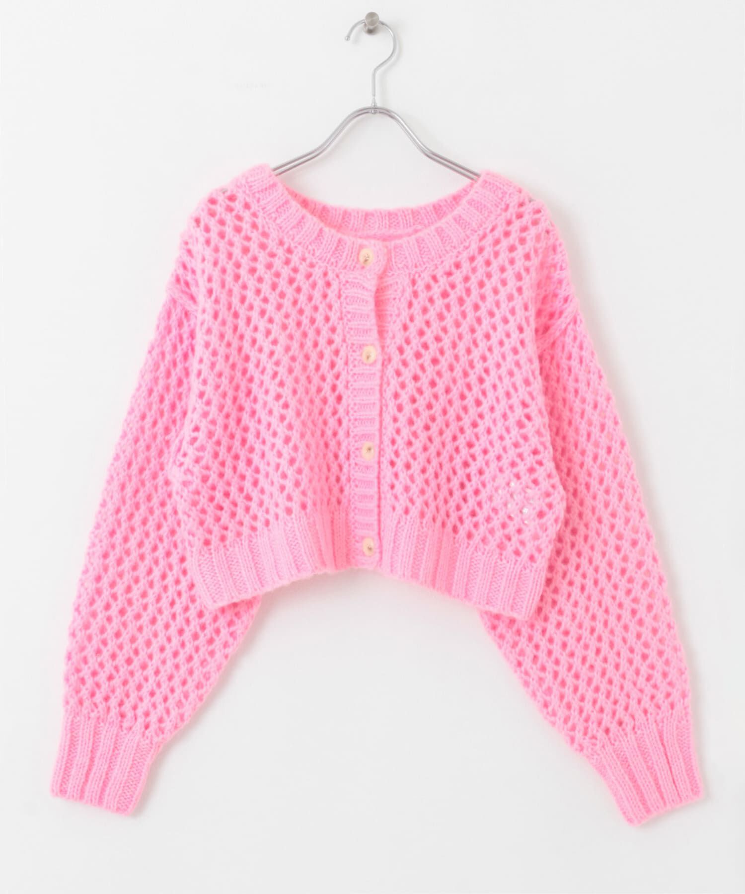 Sonny Label 「AyaKawasaki　メッシュショートカーディガン」|カーディガン|