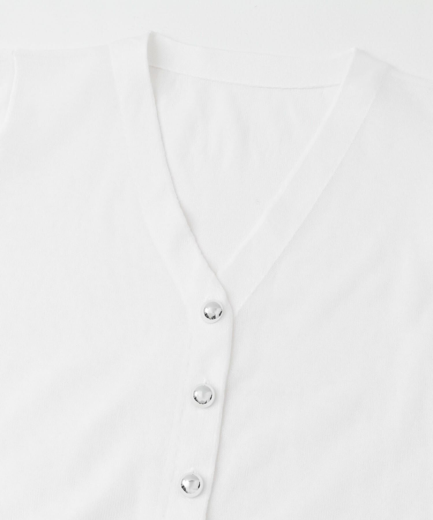 URBAN RESEARCH ROSSO「デザインボタンシアーカーディガン」|カーディガン|