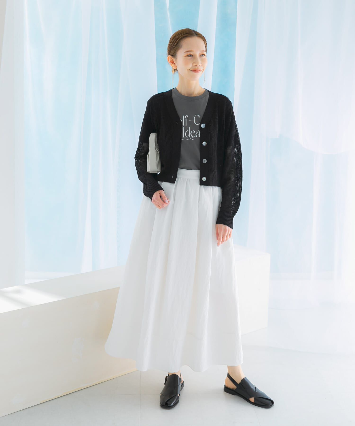 URBAN RESEARCH ROSSO「メッシュラメショートカーディガン」|カーディガン|