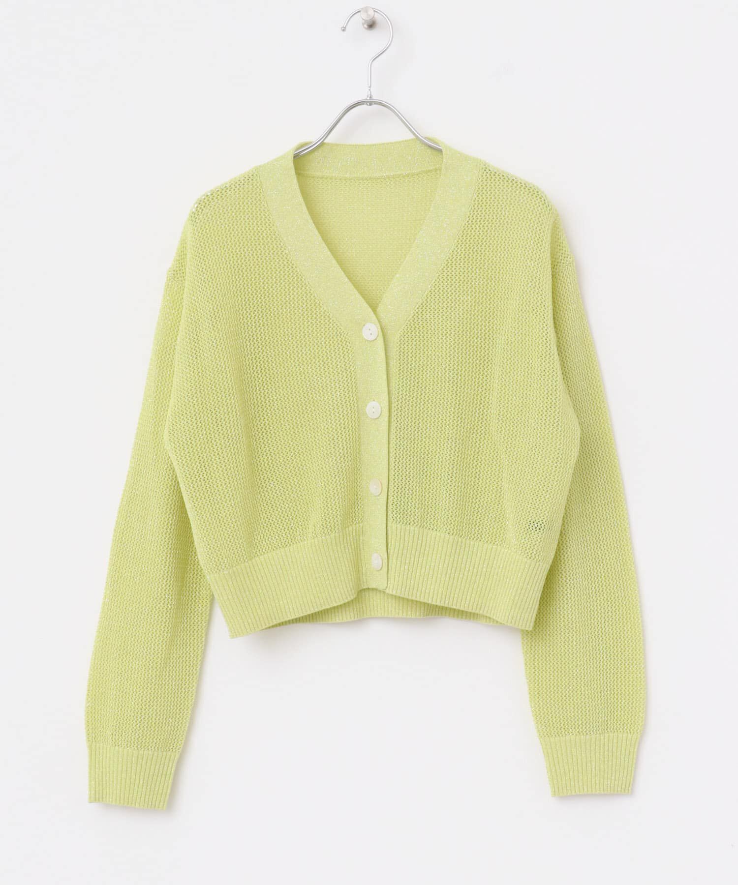 URBAN RESEARCH ROSSO「メッシュラメショートカーディガン」|カーディガン|