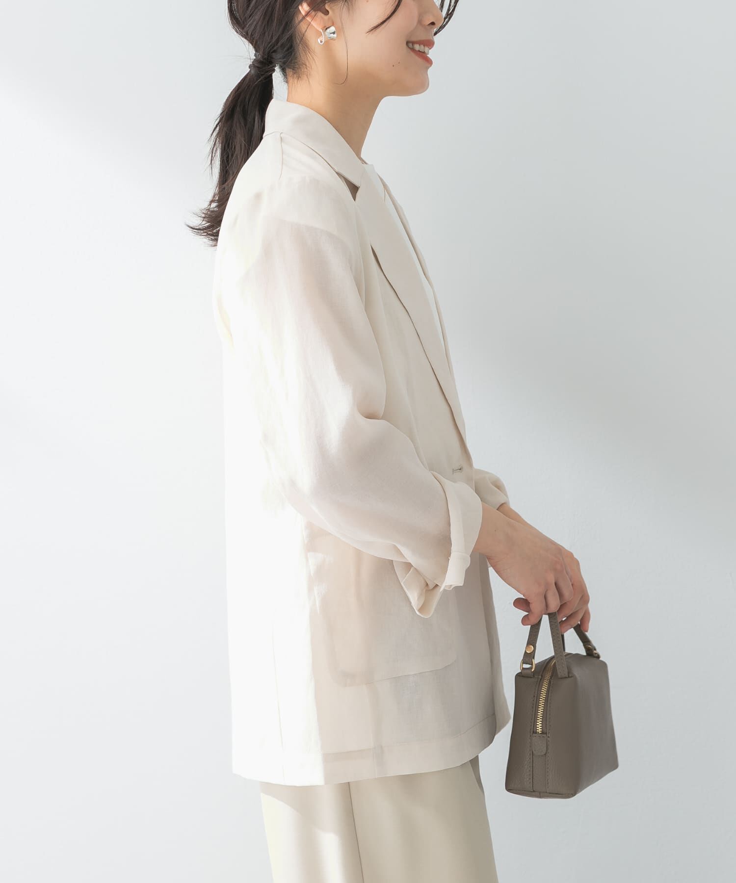 URBAN RESEARCH ROSSO「F by ROSSO　シアーシャツジャケット」|その他|