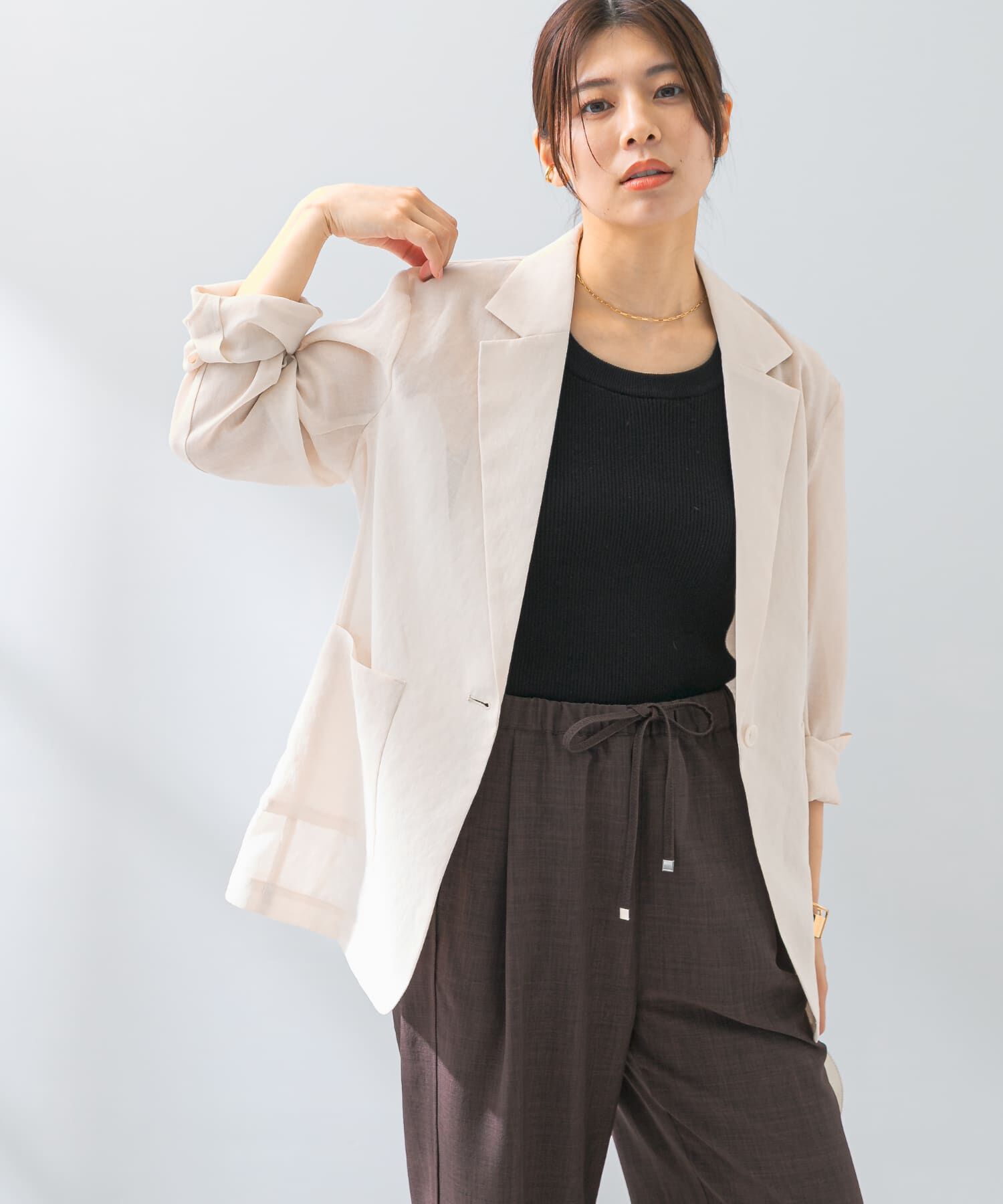 URBAN RESEARCH ROSSO「F by ROSSO　シアーシャツジャケット」|その他|