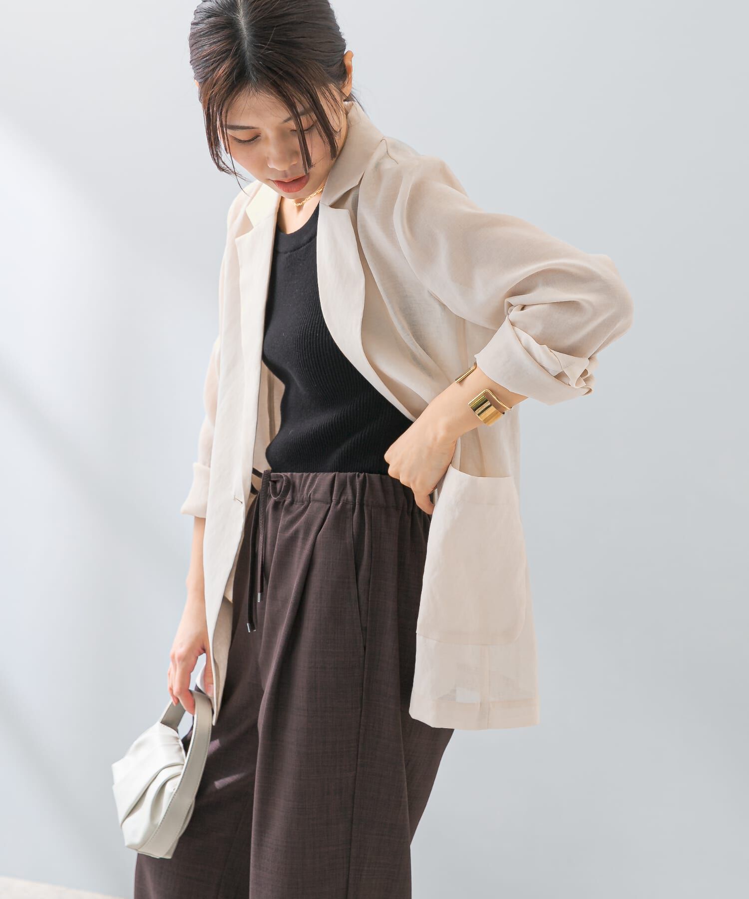 URBAN RESEARCH ROSSO「F by ROSSO　シアーシャツジャケット」|その他|