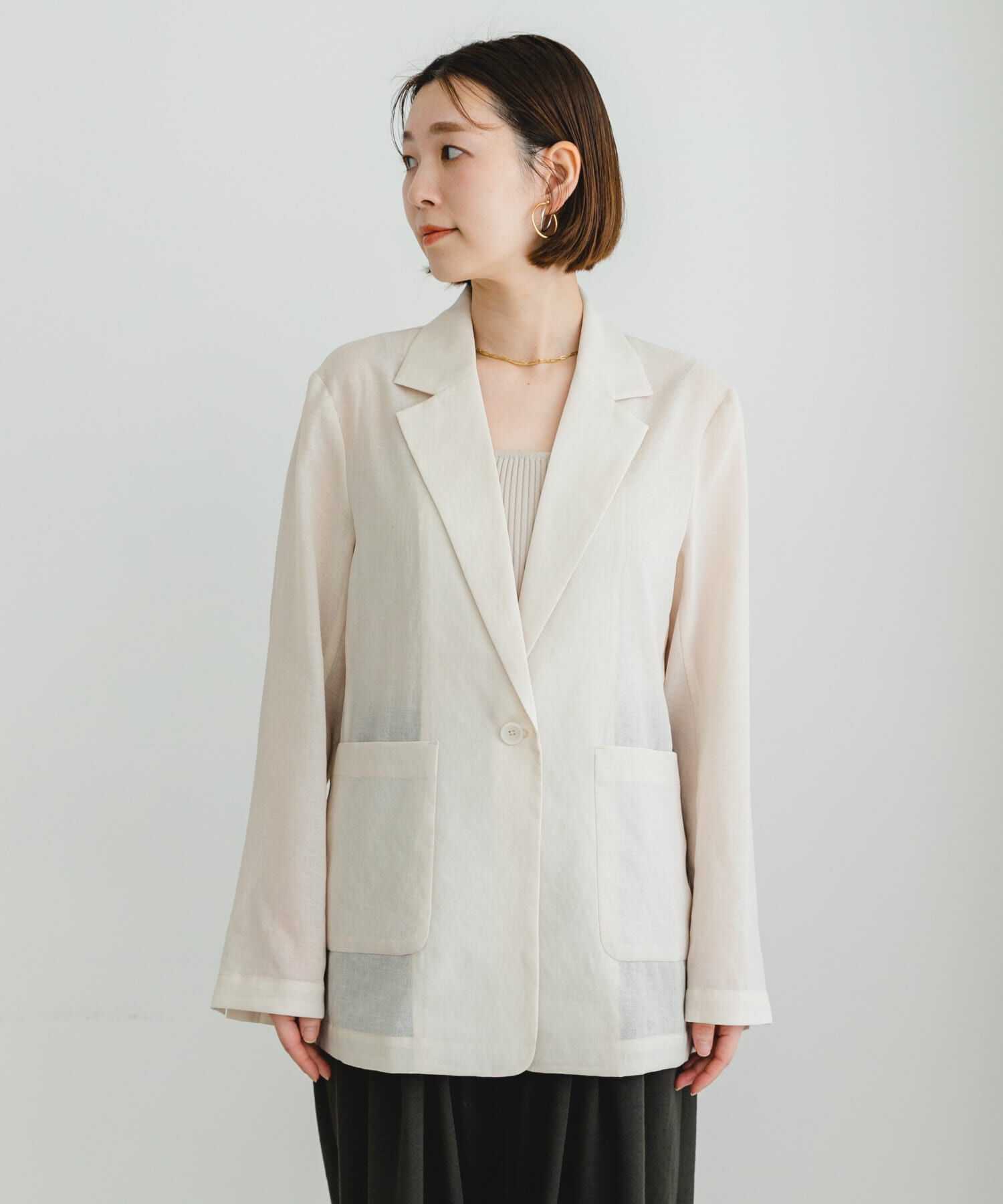 URBAN RESEARCH ROSSO「F by ROSSO　シアーシャツジャケット」|その他|