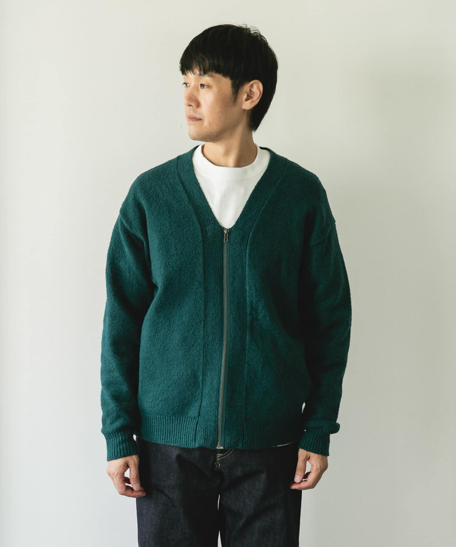 URBAN RESEARCH DOORS「AIR FIT Vネックカーディガン」|カーディガン|