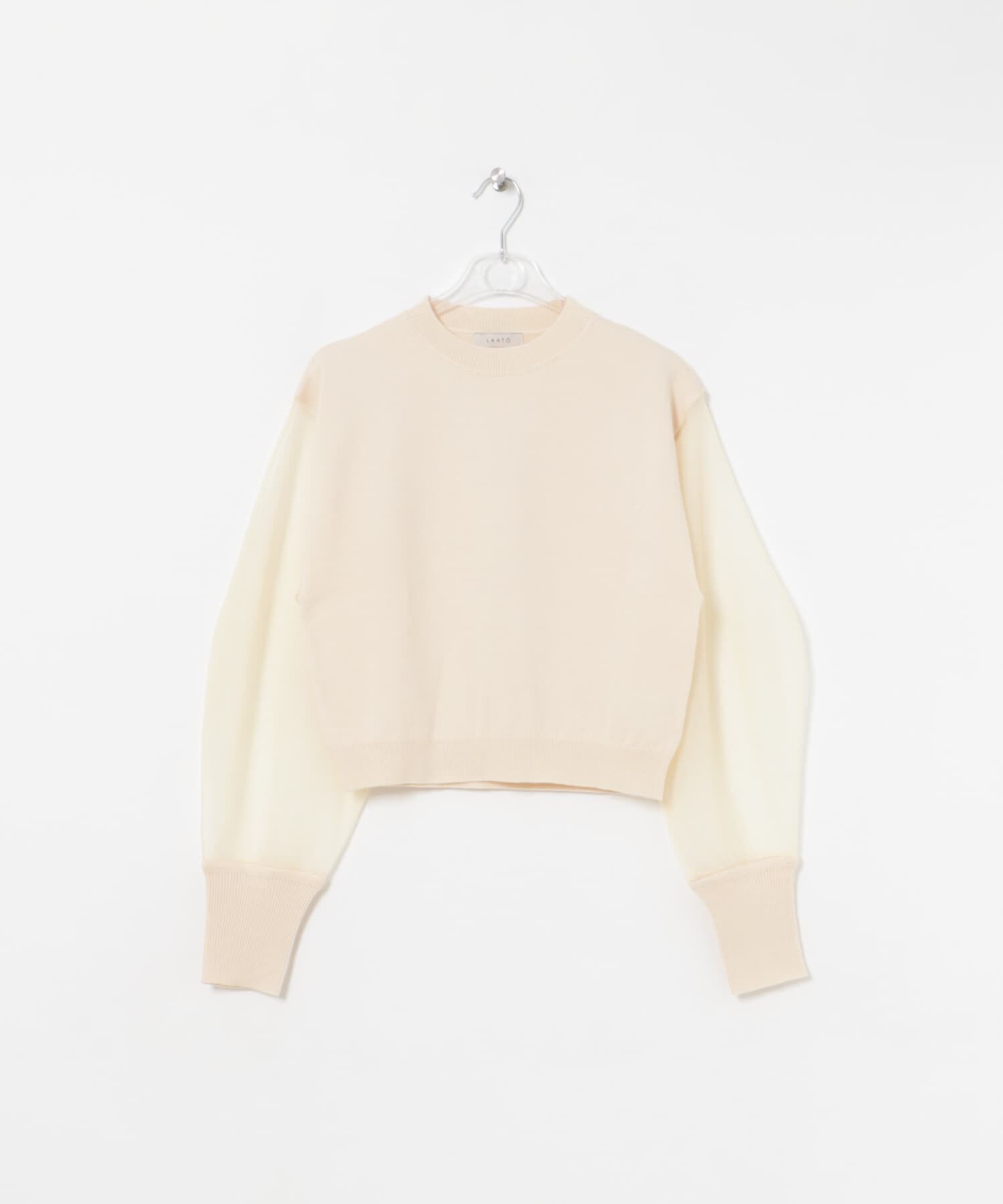 LAATO「sheer sleeve knit」|ニット・セーター|