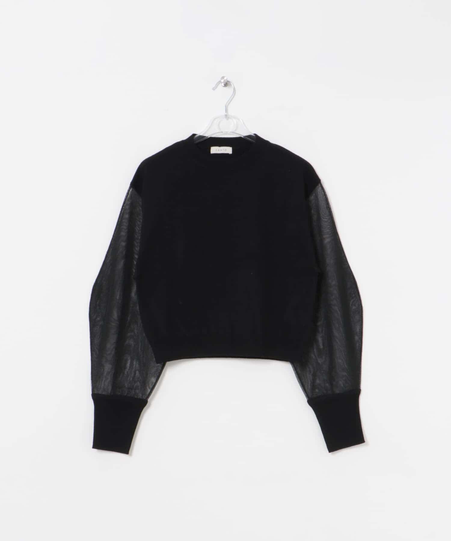 LAATO「sheer sleeve knit」|ニット・セーター|