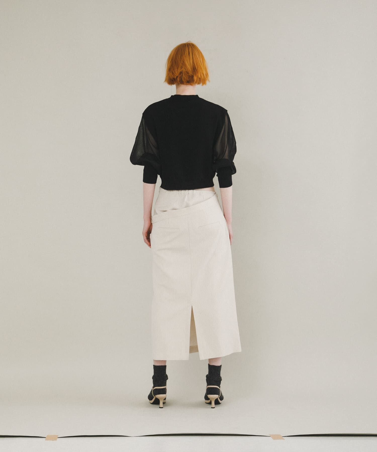 LAATO「sheer sleeve knit」|ニット・セーター|