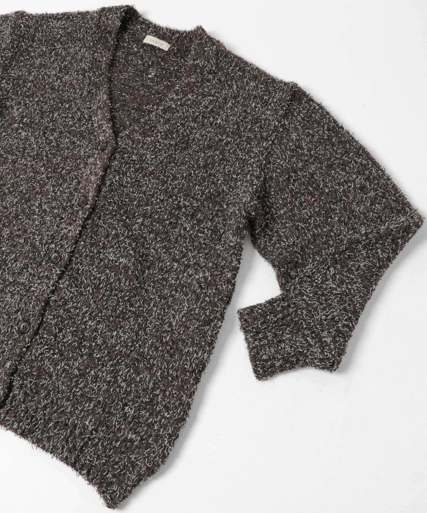 LAATO「mix loose cardigan」|カーディガン|