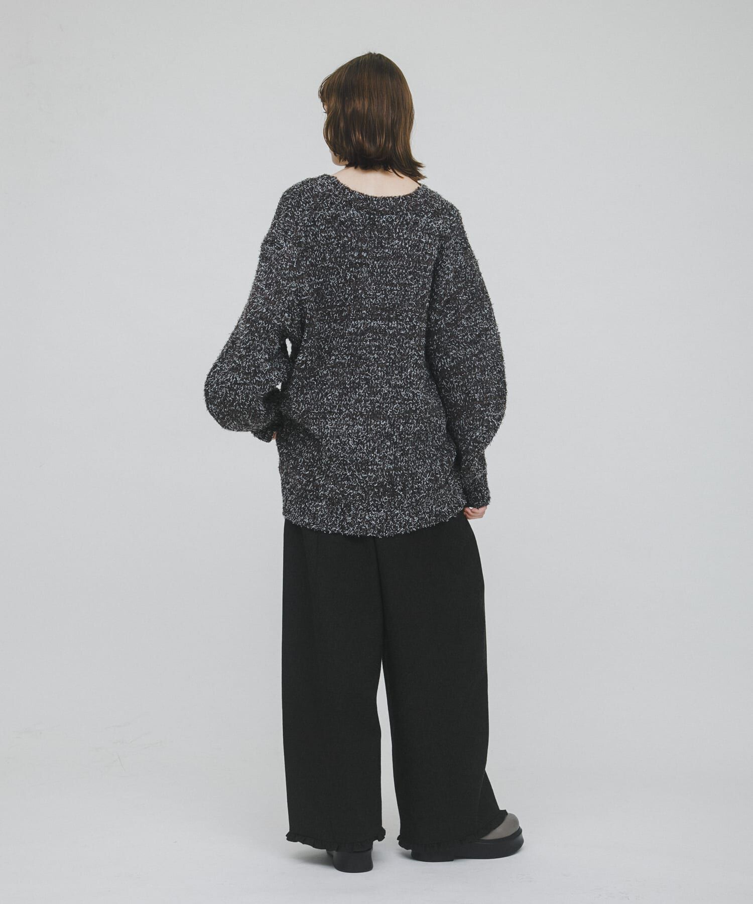 LAATO「mix loose cardigan」|カーディガン|