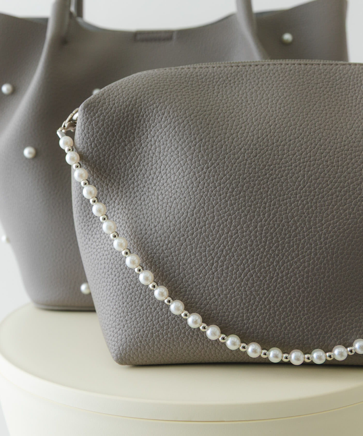 RODE SKO「インバッグ付パールバッグ」|ハンドバッグ|