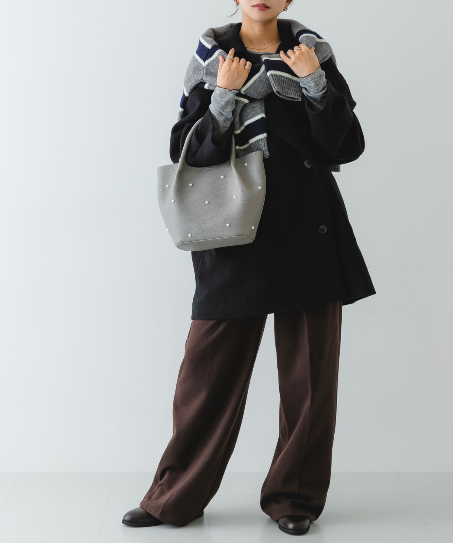 RODE SKO「インバッグ付パールバッグ」|ハンドバッグ|